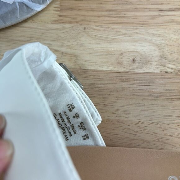 Dr. Scholl's Island-Dream Thong Sandals- White- Size 11 M- NIB - Picture 7 of 8